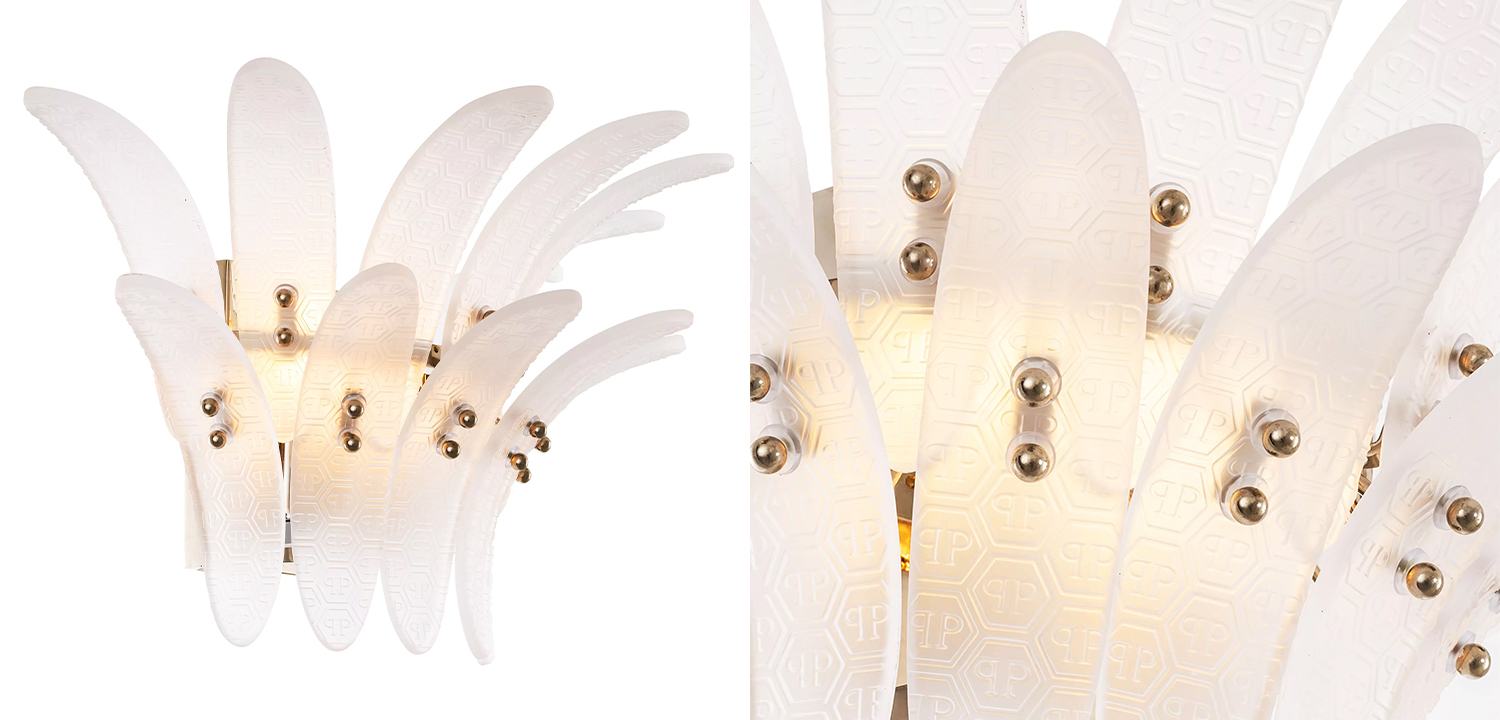Бра Philipp Plein Wall Lamp Bel Air Белый - фото