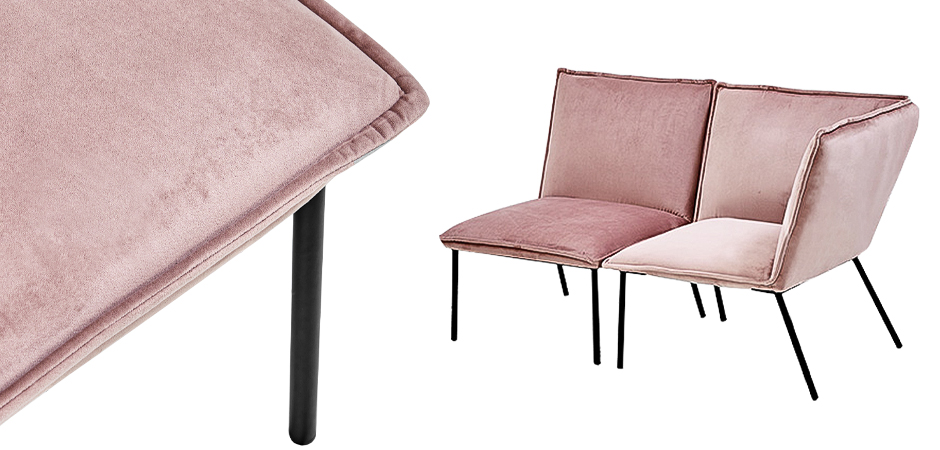 Кресло Corner Armchair Single pink Кресло Corner Armchair Single pink - Loft-Concept в Барнауле