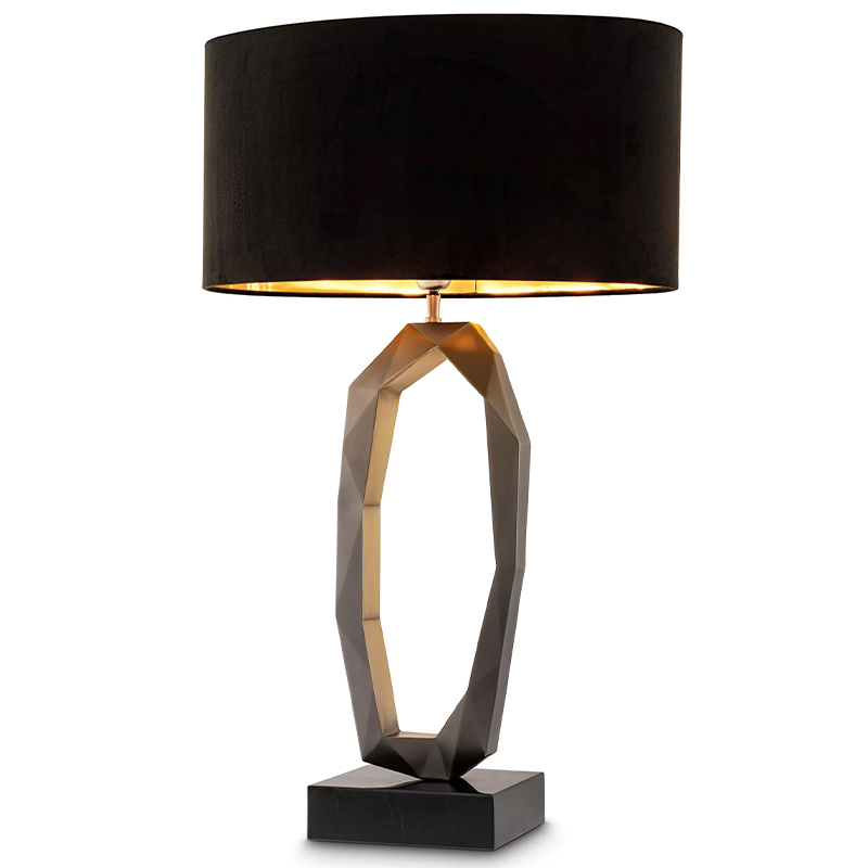 Настольная лампа Eichholtz Table Lamp Santos Черный Графит Настольная лампа Eichholtz Table Lamp Santos Черный Графит в Барнауле | Loft Concept