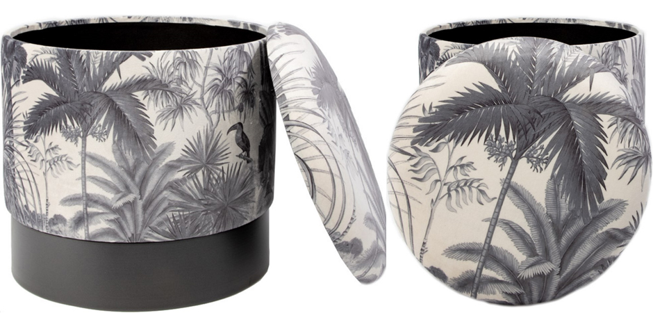Пуф PUF Jungle Print plants&toucan small Пуф PUF Jungle Print plants&toucan small - Loft-Concept в Барнауле