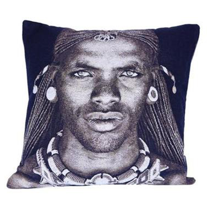 Декоративная Подушка Samburu Warrior Kenya Декоративная Подушка Samburu Warrior Kenya в Барнауле | Loft Concept