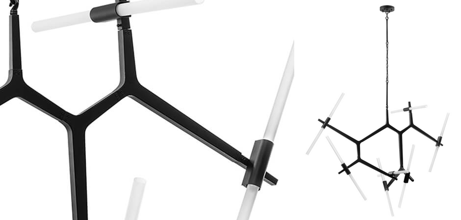Люстра Агнес Chandelier Black 14 Люстра Агнес Chandelier Black 14 - Loft-Concept в Барнауле