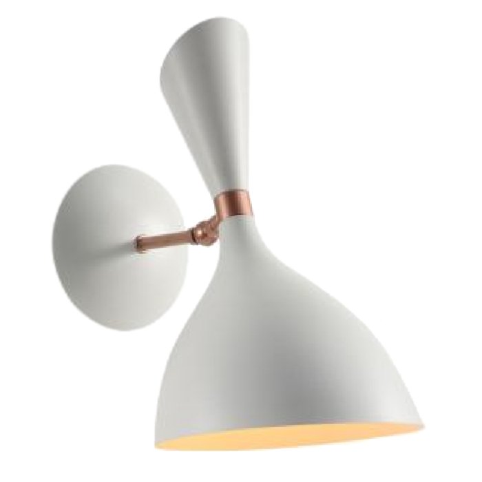 Бра Duke wall lamp White Белый Латунь в Барнауле | Loft Concept 
