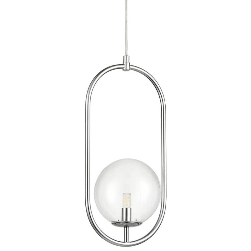 Подвесной светильник B.LUX C Ball oval chrome Хром Прозрачный Подвесной светильник B.LUX C Ball oval chrome Хром Прозрачный в Барнауле | Loft Concept