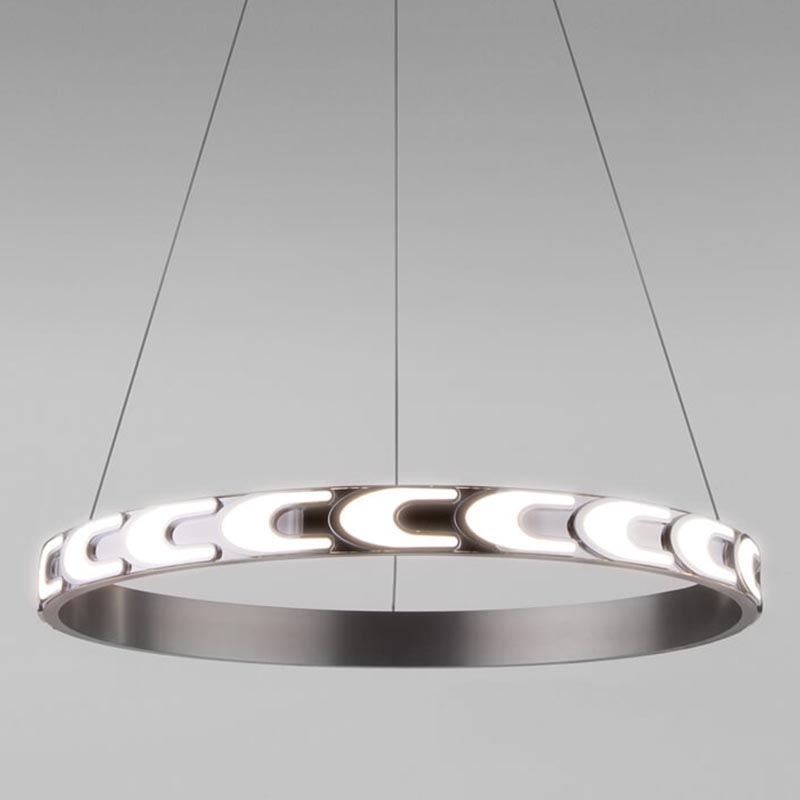 Люстра Maoris Ring Horizontal Chandelier D60 Никель Сатин Люстра Maoris Ring Horizontal Chandelier D60 Никель Сатин в Барнауле | Loft Concept