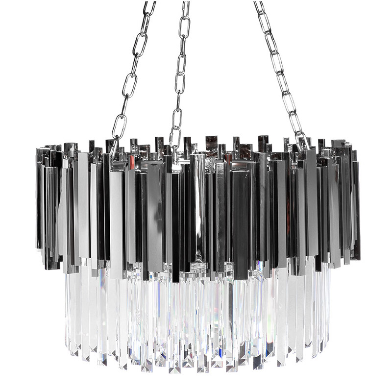 Люстра Empire Suspension Single Circle 60 chrome Хром Прозрачный Люстра Empire Suspension Single Circle 60 chrome Хром Прозрачный в Барнауле | Loft Concept