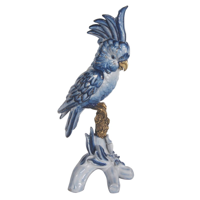 Статуэтка Blue Parrot Синий Бронза Статуэтка Blue Parrot Синий Бронза в Барнауле | Loft Concept