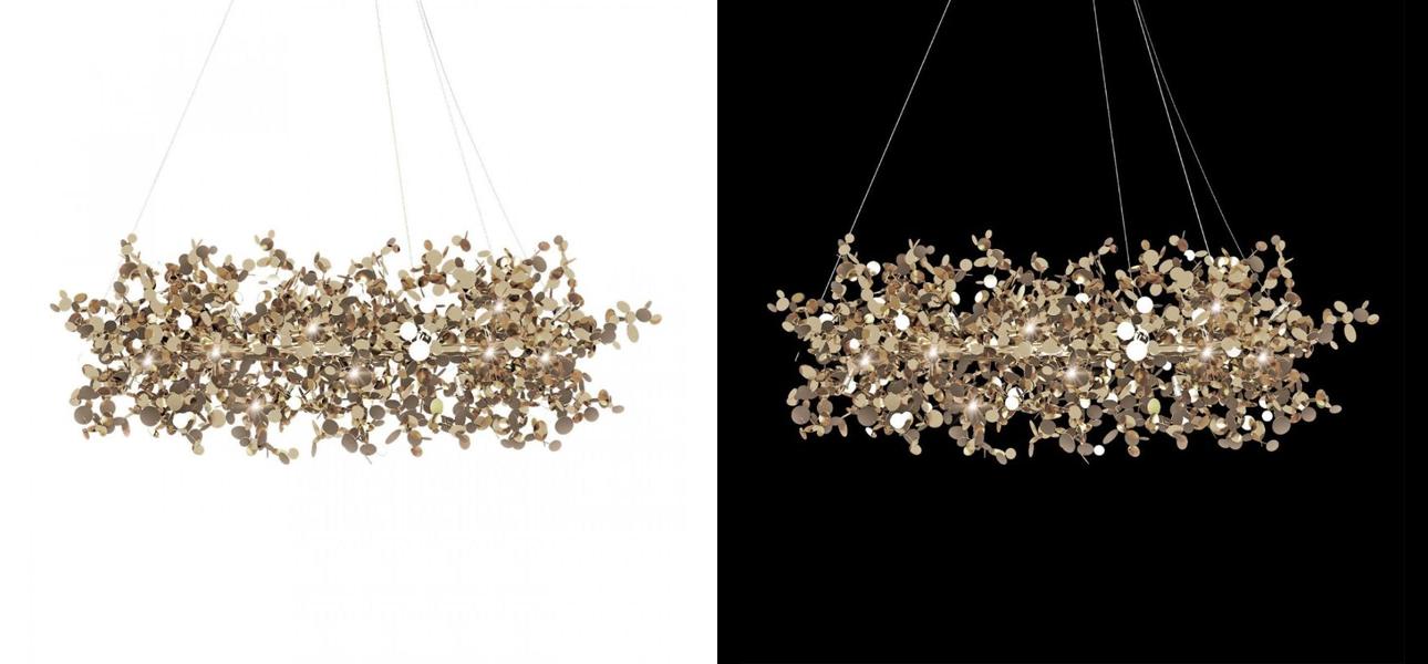 Люстра Terzani Argent Suspension Ring Gold диаметр диаметр 60 - фото