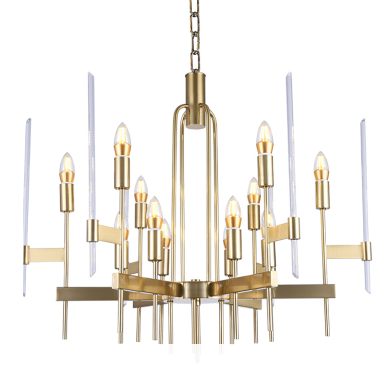 Bari Light Chandelier Aged Brass Золотой Bari Light Chandelier Aged Brass Золотой в Барнауле | Loft Concept