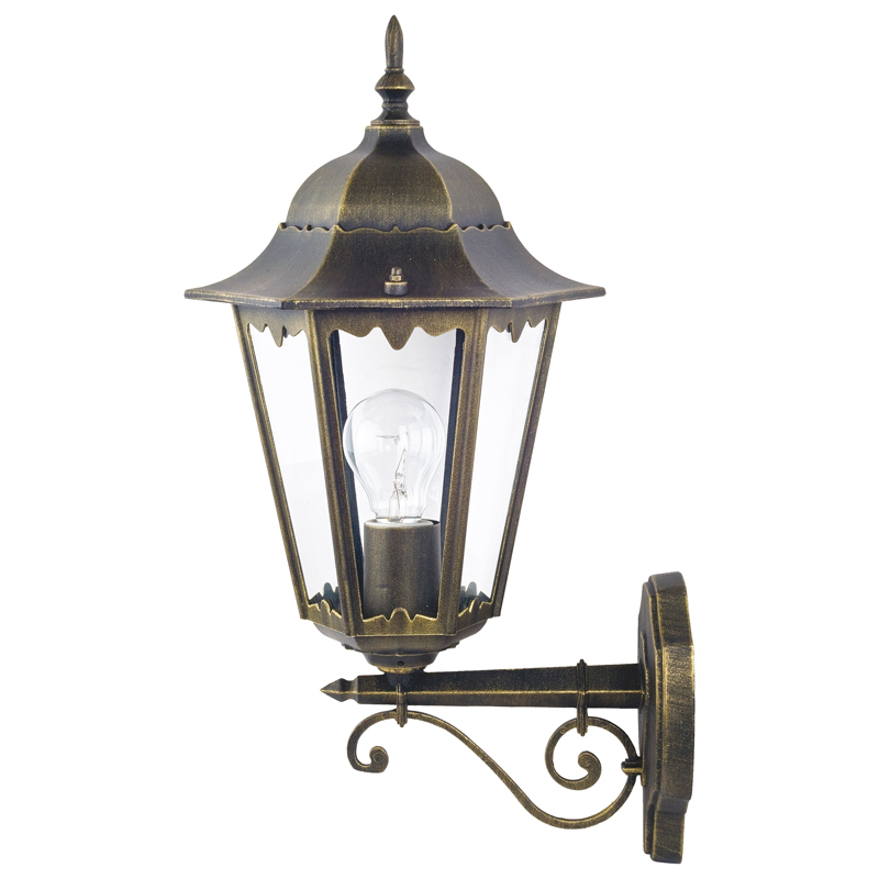 Уличный светильник Leclerc sconce Винтажный черный Прозрачное Стекло Уличный светильник Leclerc sconce Винтажный черный Прозрачное Стекло в Барнауле | Loft Concept