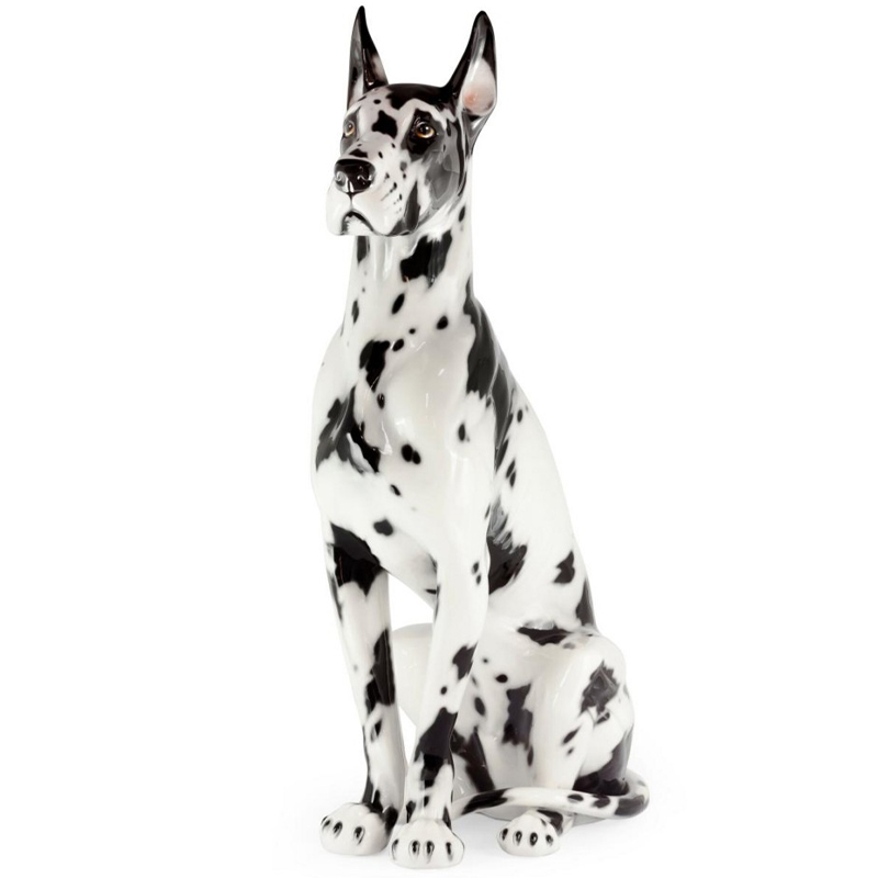 Статуэтка Abhika Great Dane Up Black White Белый Черный Статуэтка Abhika Great Dane Up Black White Белый Черный в Барнауле | Loft Concept