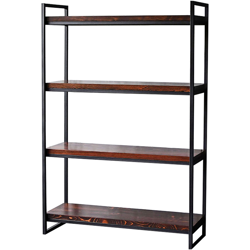 Стеллаж Alton Industrial Metal Rust Rack Черный Коричневый Стеллаж Alton Industrial Metal Rust Rack Черный Коричневый в Барнауле | Loft Concept
