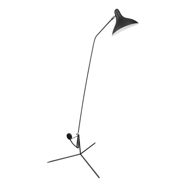 Торшер Lampara Tripod Floor Lamp Черный Хром Белый Торшер Lampara Tripod Floor Lamp Черный Хром Белый в Барнауле | Loft Concept