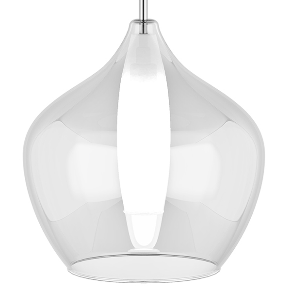 Подвесной светильник Candiano Transparent One II Прозрачный Хром Подвесной светильник Candiano Transparent One II Прозрачный Хром в Барнауле | Loft Concept