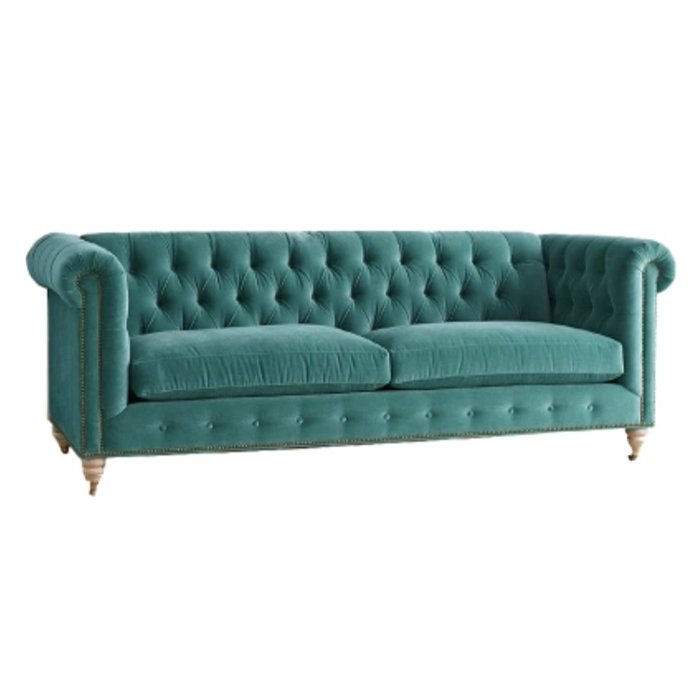 Трехместный диван Velvet Lyre Chesterfield Sofa Серый Фиолетовый Красный Малахит (зеленый) Бирюзовый Голубой пастельный Золотой Трехместный диван Velvet Lyre Chesterfield Sofa Серый Фиолетовый Красный Малахит (зеленый) Бирюзовый Голубой пастельный Золотой в Барнауле | Loft Concept