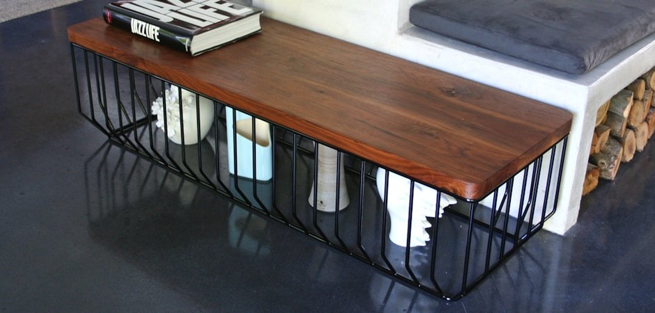Банкетка-столик Reza Feiz Wired Bench Банкетка-столик Reza Feiz Wired Bench - Loft-Concept в Барнауле