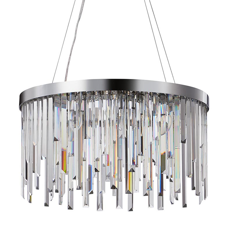 Люстра Bennett Chandelier chrome 60 Хром Прозрачный Люстра Bennett Chandelier chrome 60 Хром Прозрачный в Барнауле | Loft Concept