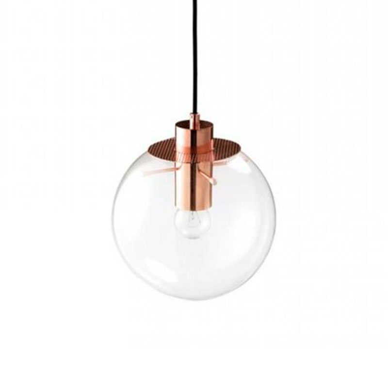 Подвесной светильник Selene Glass Ball Ceiling Lights Gold 20 cm Медь Прозрачное Стекло Подвесной светильник Selene Glass Ball Ceiling Lights Gold 20 cm Медь Прозрачное Стекло в Барнауле | Loft Concept