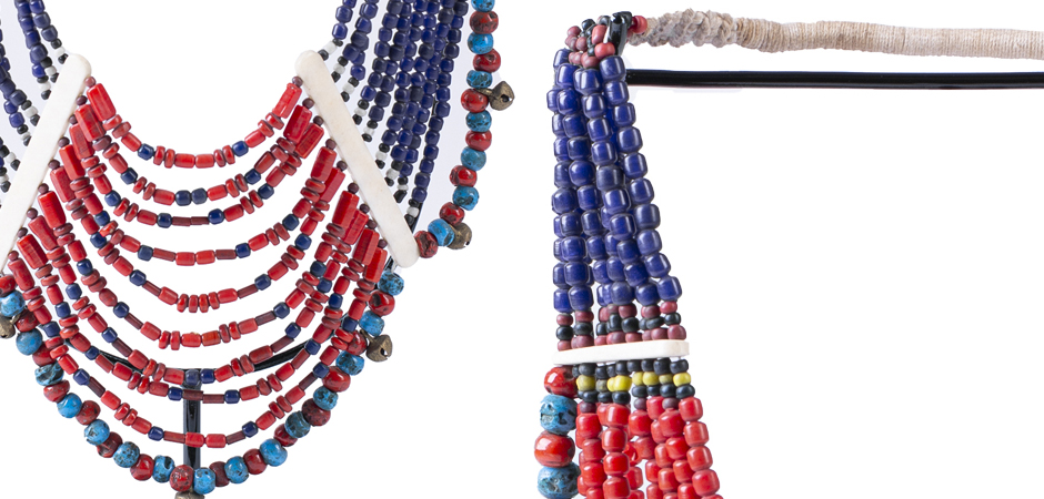 Этническое ожерелье на подставке Line Beads Этническое ожерелье на подставке Line Beads - Loft-Concept в Барнауле