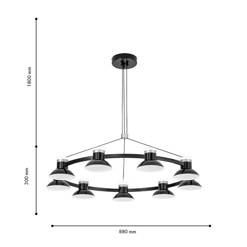 Люстра Celevis Black 92 Люстра Celevis Black 92 в Барнауле