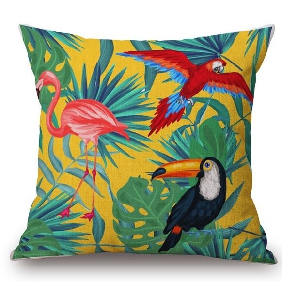 Декоративная подушка Toucans Декоративная подушка Toucans в Барнауле | Loft Concept