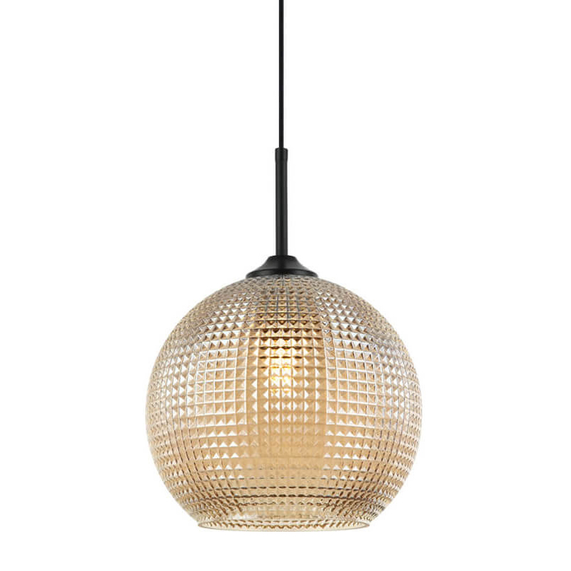 Подвесной светильник Crystal Galaxy Ball gold glass Черный Золотой в Барнауле | Loft Concept 