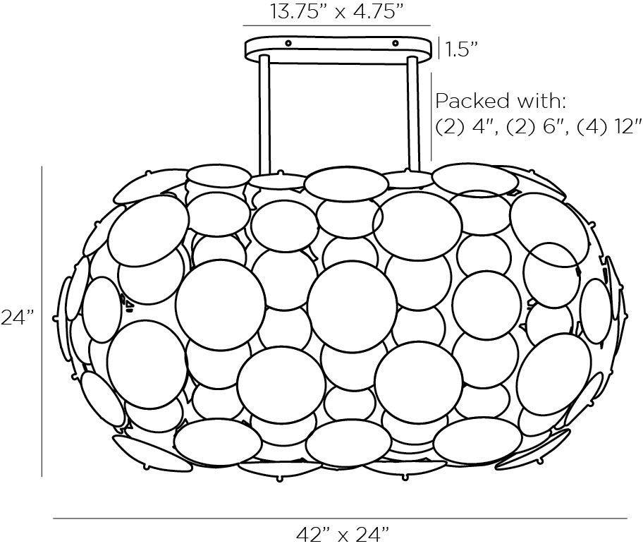 Люстра Arteriors NEBULA CHANDELIER Люстра Arteriors NEBULA CHANDELIER в Барнауле
