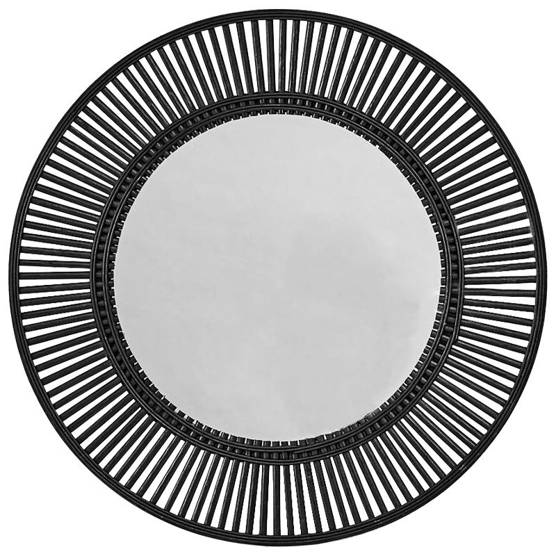 Зеркало Mario Round Mirror Черный Зеркало Mario Round Mirror Черный в Барнауле | Loft Concept