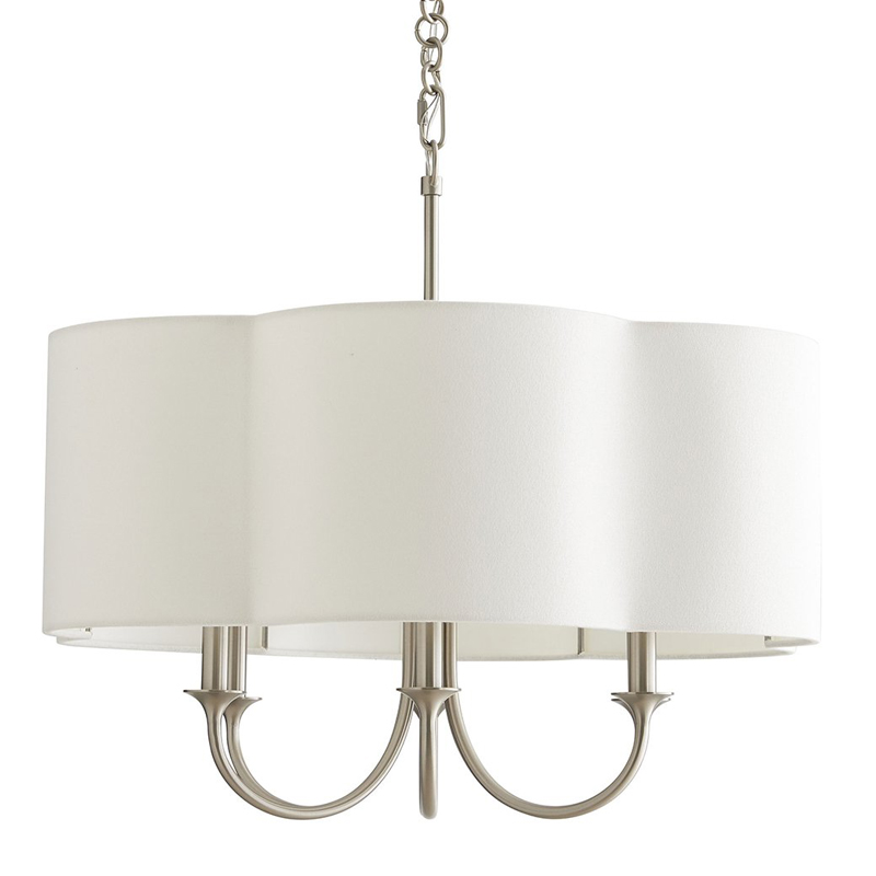 Люстра Vitorino Silver Chandelier Серебряный Белый в Барнауле | Loft Concept 