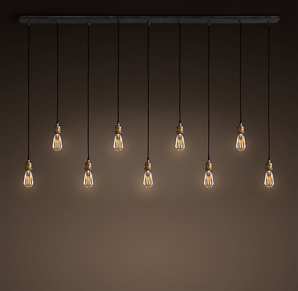 Подвесной светильник Loft Industrial Mono 9 Черный Подвесной светильник Loft Industrial Mono 9 Черный в Барнауле | Loft Concept