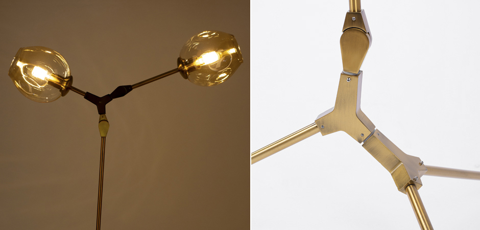 Торшер Сrumpled Glass Bubble - фото №4