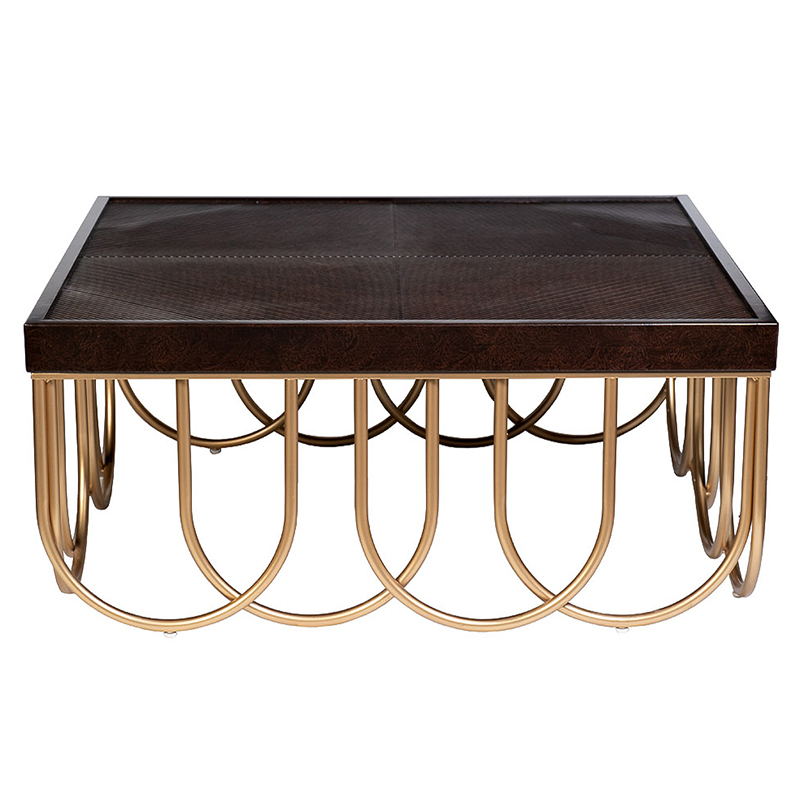 Кофейный стол Cassel Coffee Table Дерево Табак Золотой Кофейный стол Cassel Coffee Table Дерево Табак Золотой в Барнауле | Loft Concept