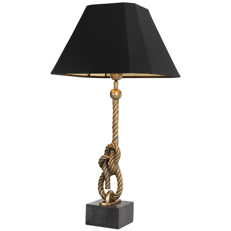 Настольная лампа Eichholtz Table Lamp Miles Черный Винтажная латунь Настольная лампа Eichholtz Table Lamp Miles Черный Винтажная латунь в Барнауле | Loft Concept