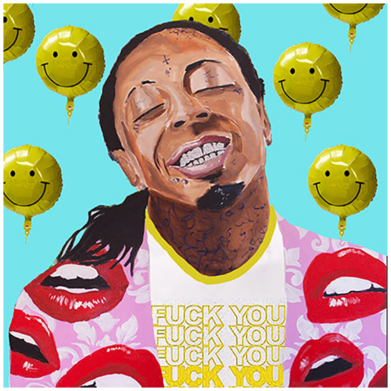 Картина Lil Wayne with Smiling Balloons Мульти Картина Lil Wayne with Smiling Balloons Мульти в Барнауле | Loft Concept