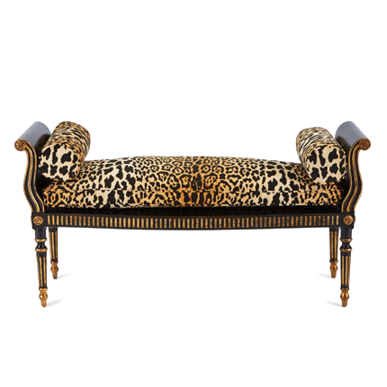 Оттоманка Attina Leopard Bench Мульти Оттоманка Attina Leopard Bench Мульти в Барнауле | Loft Concept