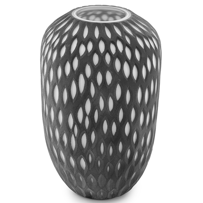 Ваза VASE POIS SM Черно-белый Ваза VASE POIS SM Черно-белый в Барнауле | Loft Concept