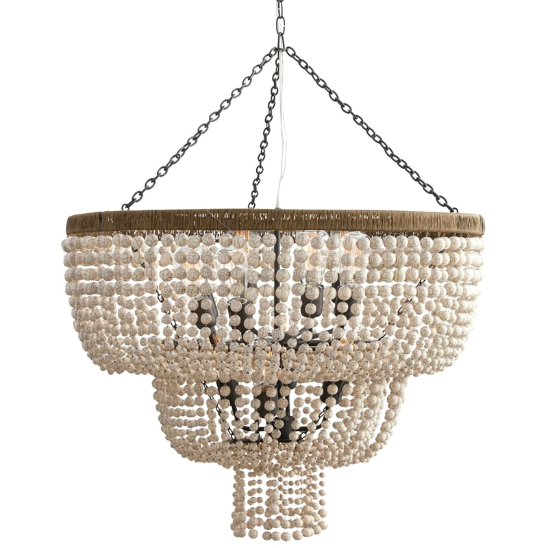 Люстра Arteriors CHAPPELLET CHANDELIER Белый Серый Золотой Люстра Arteriors CHAPPELLET CHANDELIER Белый Серый Золотой в Барнауле | Loft Concept