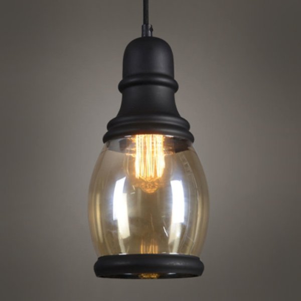 Подвесной светильник Loft Smoke Glass Pendant #3 Черный Подвесной светильник Loft Smoke Glass Pendant #3 Черный в Барнауле | Loft Concept