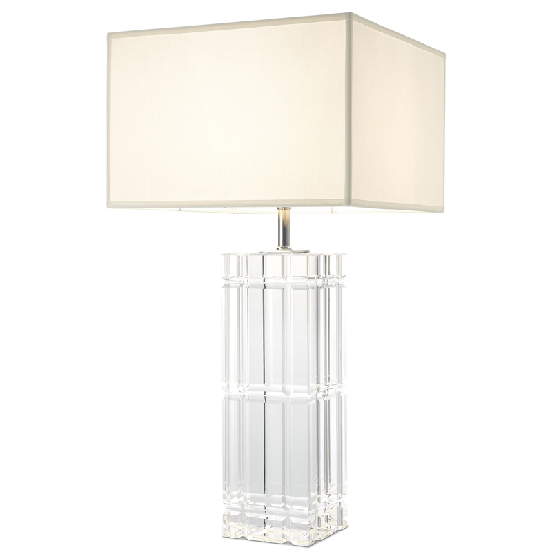 Настольная лампа Eichholtz Table Lamp Universal Прозрачный Белый Никель Настольная лампа Eichholtz Table Lamp Universal Прозрачный Белый Никель в Барнауле | Loft Concept