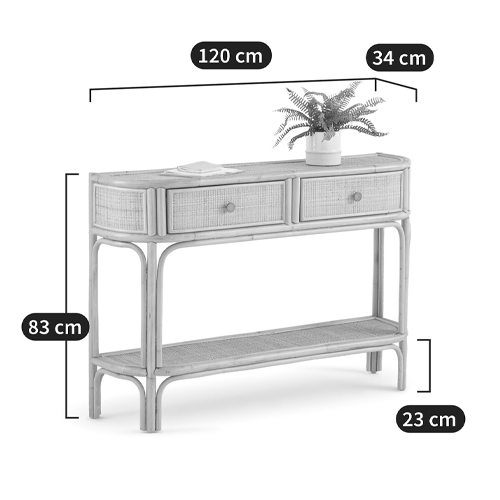 Консоль из плетеного ротанга с ящиками Armelle Rattan Console Консоль из плетеного ротанга с ящиками Armelle Rattan Console в Барнауле