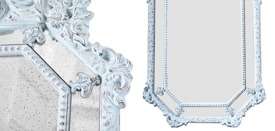 Зеркало Keppel Mirror Pastel Blue Зеркало Keppel Mirror Pastel Blue - Loft-Concept в Барнауле