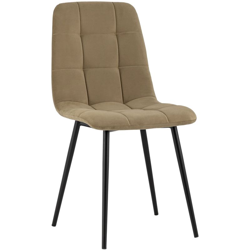 Стул NANCY S-2 Chair Коричневый Велюр Коричневый Черный Стул NANCY S-2 Chair Коричневый Велюр Коричневый Черный в Барнауле | Loft Concept