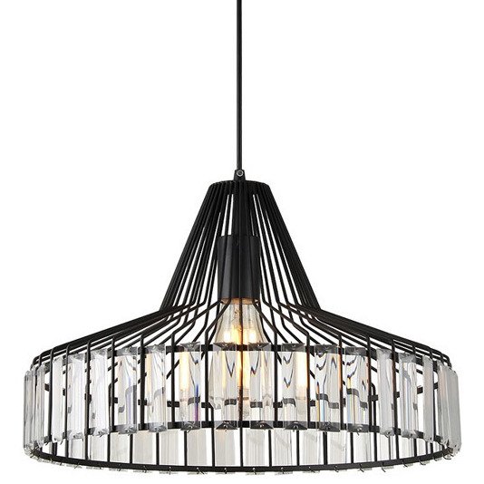 Подвесной светильник Glass Plate Pendant Sertop Черный Подвесной светильник Glass Plate Pendant Sertop Черный в Барнауле | Loft Concept