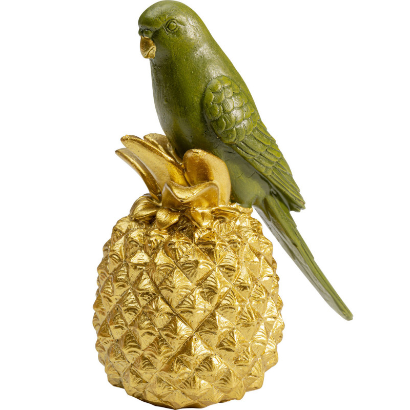 Статуэтка Green Parrot on a Pineapple Зеленый Золотой в Барнауле | Loft Concept 