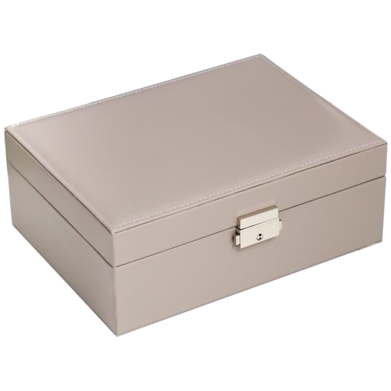 Шкатулка Blanford Jewerly Organizer Box gray beige Бежево-серый Шкатулка Blanford Jewerly Organizer Box gray beige Бежево-серый в Барнауле | Loft Concept