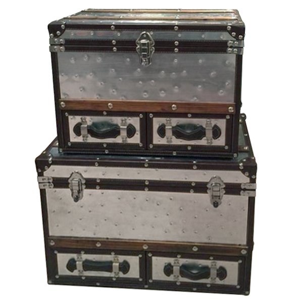 Сундук Aluminum ostrich trunk Сундук Aluminum ostrich trunk в Барнауле | Loft Concept