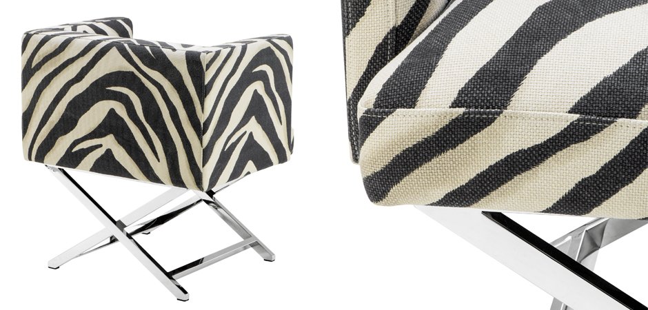 Кресло Eichholtz Chair Dawson Zebra Кресло Eichholtz Chair Dawson Zebra - Loft-Concept в Барнауле
