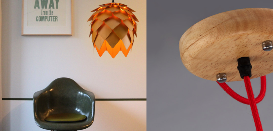 Подвесной светильник Crimea Pine Cone natural wood Подвесной светильник Crimea Pine Cone natural wood - Loft-Concept в Барнауле