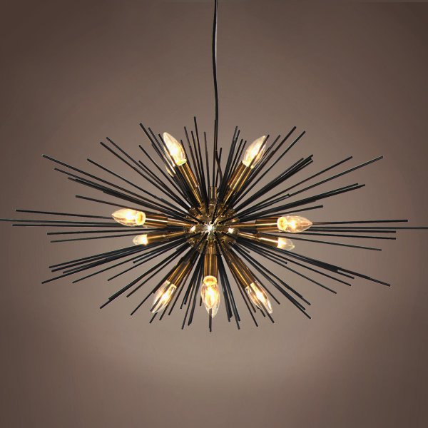 Люстра Astra Chandelier Sputnik Gold & Black  в Барнауле | Loft Concept 