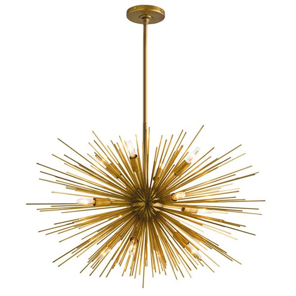 Люстра ASTRA Chandelier Sputnik Brass Золотой Люстра ASTRA Chandelier Sputnik Brass Золотой в Барнауле | Loft Concept